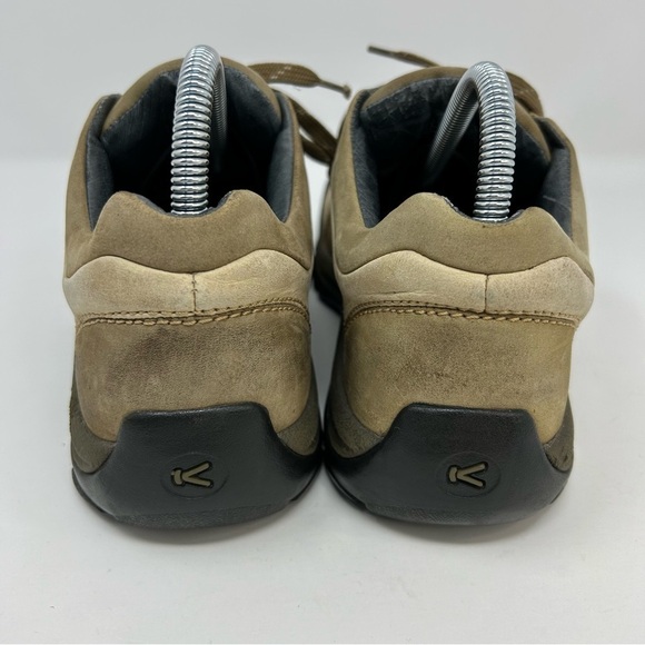 Keen Brown Leather Casual Lace Up Walking Hiking Sneakers Size 9.5 (EU Size 40) - Picture 15 of 16